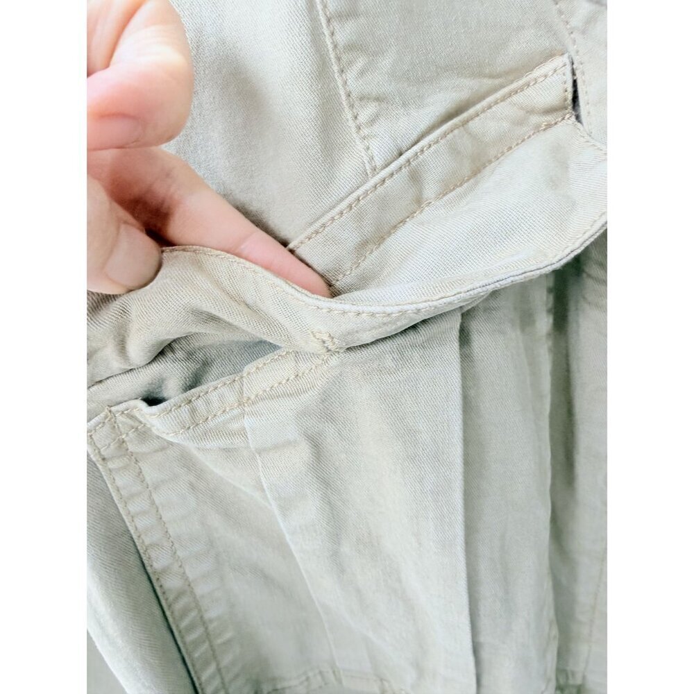 Alex Mill Beige Expedition Utility Jumpsuit Women’s Size M O48 - Picture 7 of 9